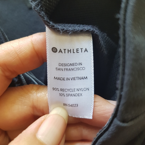 🐿 ATHLETA lulu navy tech Wander Slim pants - 2/XS - Picture 5 of 6